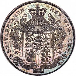Large Reverse for Crown 1826 coin