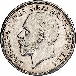 Large Obverse for Crown 1927 coin
