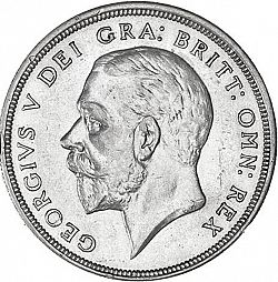 Large Obverse for Crown 1929 coin