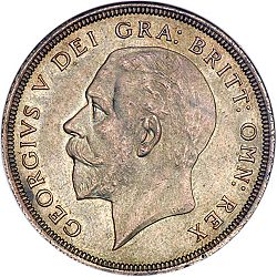 Large Obverse for Crown 1934 coin