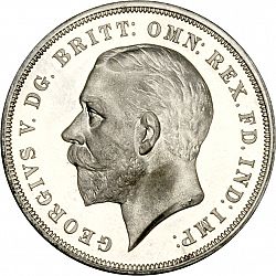 Large Obverse for Crown 1935 coin
