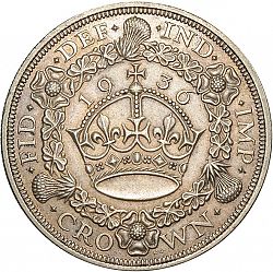 Large Reverse for Crown 1936 coin