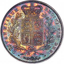 Large Reverse for Crown 1839 coin