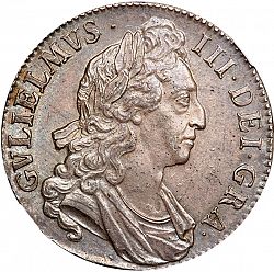 Large Obverse for Crown 1695 coin