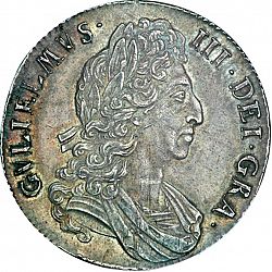 Large Obverse for Crown 1697 coin