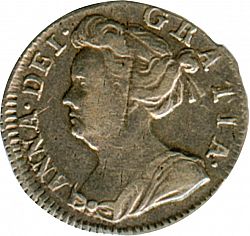 Large Obverse for Penny 1703 coin
