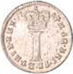 Large Reverse for Penny 1737 coin