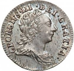 Large Obverse for Penny 1763 coin
