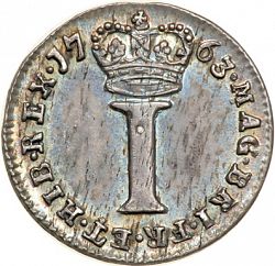 Large Reverse for Penny 1763 coin