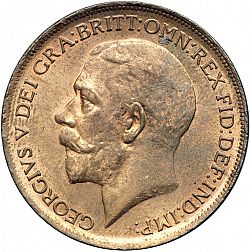Large Obverse for Penny 1911 coin