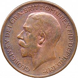 Large Obverse for Penny 1921 coin