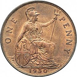 Large Reverse for Penny 1930 coin