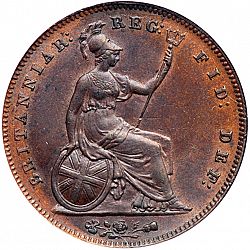 Large Reverse for Penny 1856 coin