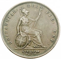 Large Reverse for Penny 1831 coin