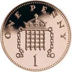 Large Reverse for 1p 2003 coin