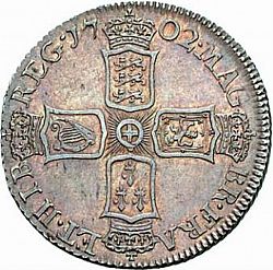 Large Reverse for Shilling 1702 coin