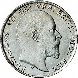 Large Obverse for Shilling 1902 coin
