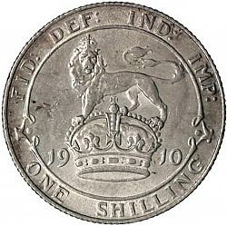 Large Reverse for Shilling 1910 coin