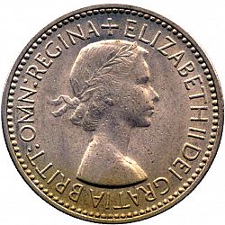 Large Obverse for Shilling 1953 coin