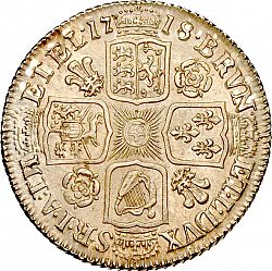 Large Reverse for Shilling 1718 coin