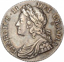 Large Obverse for Shilling 1737 coin