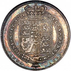 Large Reverse for Shilling 1823 coin