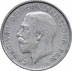 Large Obverse for Shilling 1925 coin