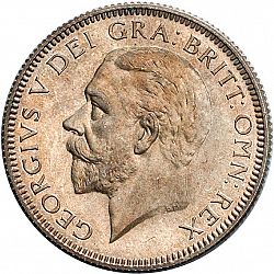 Large Obverse for Shilling 1930 coin
