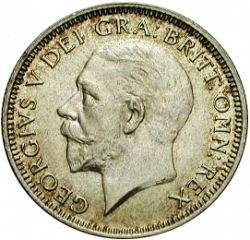 Large Obverse for Shilling 1936 coin