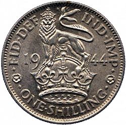 Large Reverse for Shilling 1944 coin