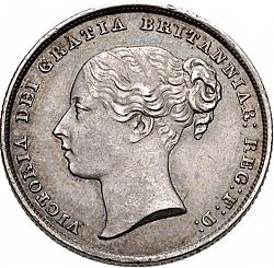 Large Obverse for Shilling 1846 coin