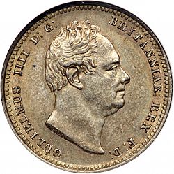 Large Obverse for Shilling 1836 coin