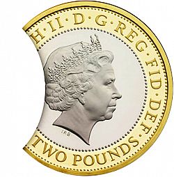 Large Obverse for £2 2013 coin