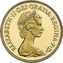 Large Obverse for Two Pounds 1982 coin