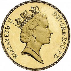 Large Obverse for Two Pounds 1987 coin