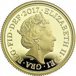 Large Obverse for Two Pounds 2017 coin