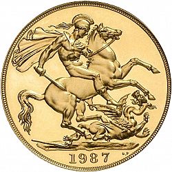Large Reverse for Two Pounds 1987 coin