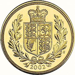 Large Reverse for Two Pounds 2002 coin