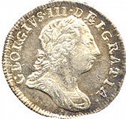 Large Obverse for Twopence 1780 coin