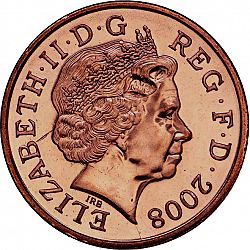 Large Obverse for 2p 2008 coin