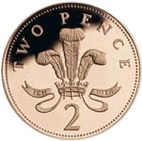 Large Reverse for 2p 2005 coin