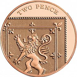 Large Reverse for 2p 2015 coin