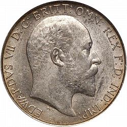 Large Obverse for Florin 1906 coin