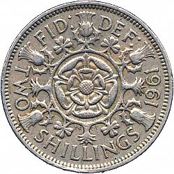 Large Reverse for Florin 1961 coin