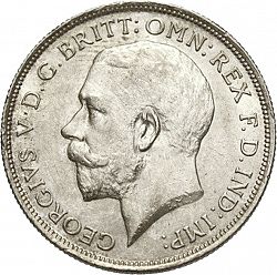 Large Obverse for Florin 1918 coin