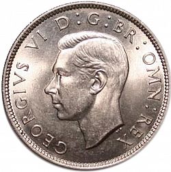 Large Obverse for Florin 1948 coin