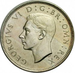 Large Obverse for Florin 1950 coin