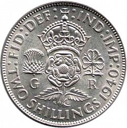 Large Reverse for Florin 1940 coin