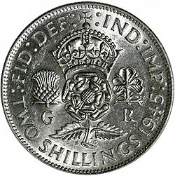 Large Reverse for Florin 1945 coin