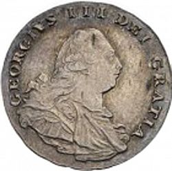 Large Obverse for Fourpence 1795 coin